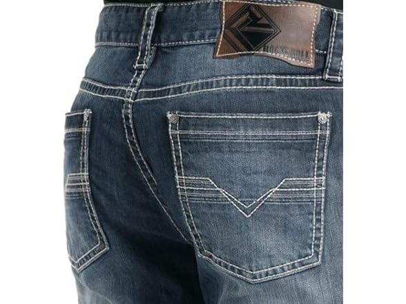 Rock & Roll Denim Women (38W x 34L) Relaxed Jeans