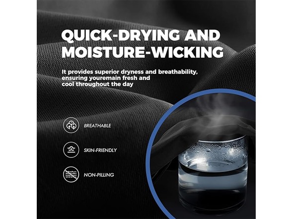 Mens S/S Moisture Wicking Tee