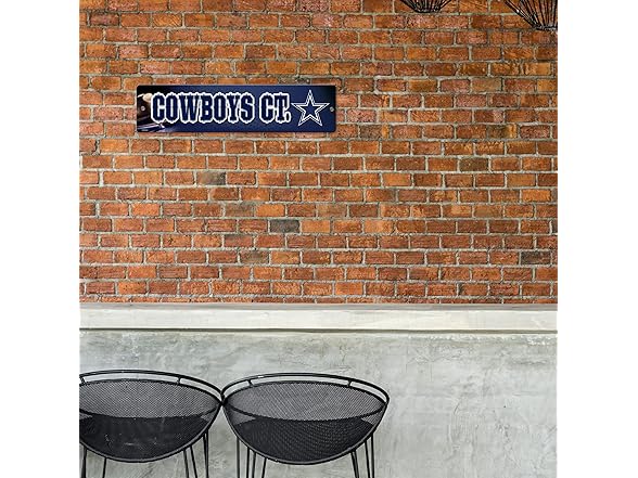 Dallas Cowboys Street Sign Decor