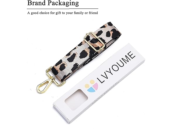 LVYOUME Purse Strap Gold Hardware