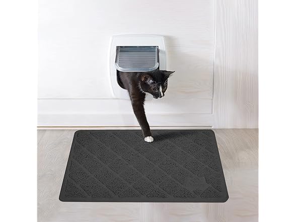 Niubya Premium Cat Litter Mat, Litter Box Mat