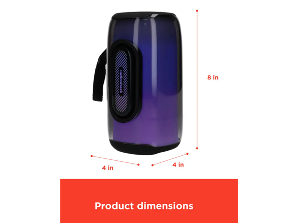 RadioShack 10W Wireless Bluetooth Speaker with 360 Lighting