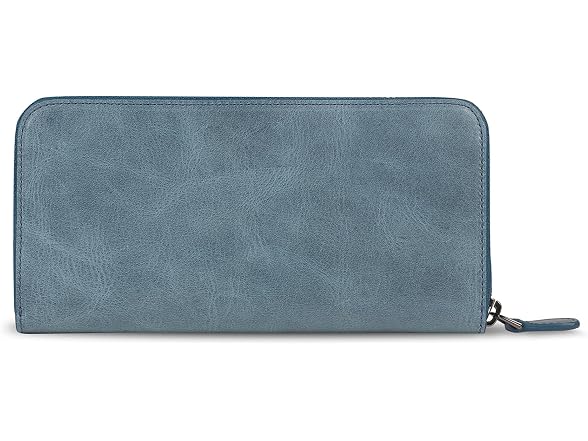 Otto Angelino Genuine Leather Zippered Clutch