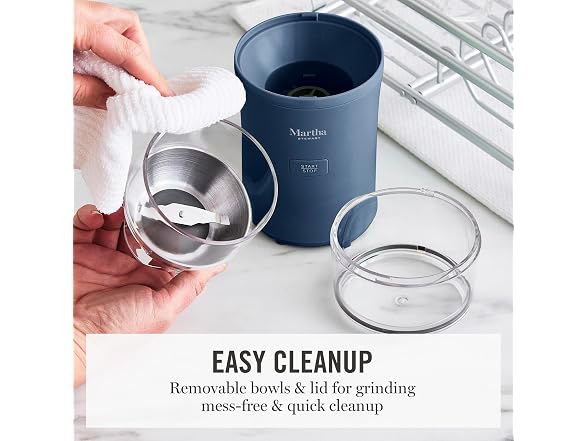 Martha Stewart Electric Coffee & Spice Grinder, Indigo Blue