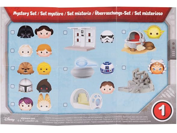 Disney Tsum Tsum Starwars Mini Figures Story Sets
