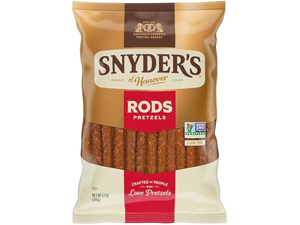 Snyder's of Hanover, Pretzel Rods, 12 Oz