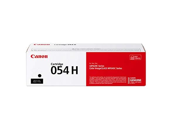 Canon Genuine 054 Complete 4-Color High Yield Toner Cartridge Set (CRG054HYCMYK) (Open Box)