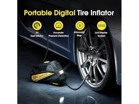 FLYKID Portable Air Compressor | 150PSI