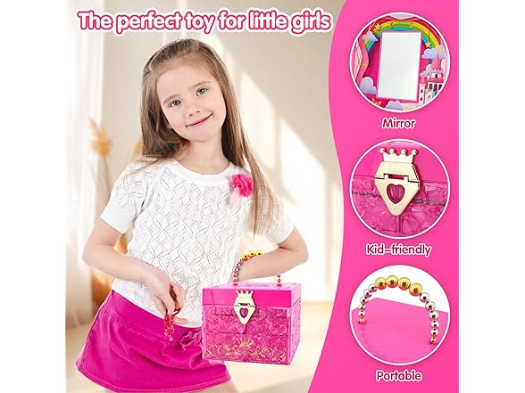 PLOOHT Kids Makeup Set for Girls