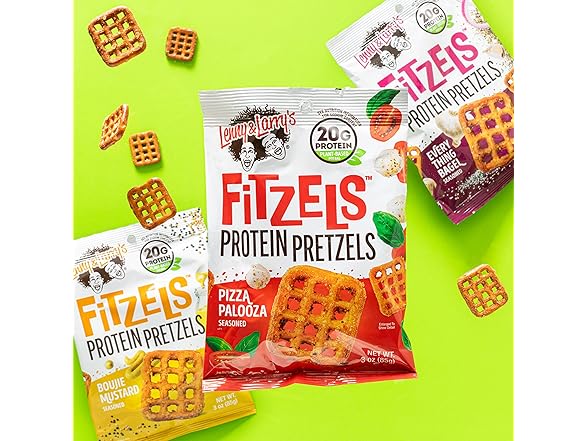 12CT Lenny & Larry's FITZELS Variety Pack, 3 Flavors
