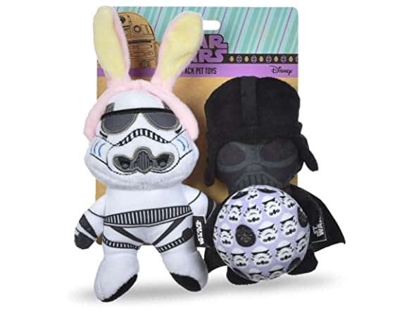 STAR WARS 2PC Easter Squeaker Pet Toys
