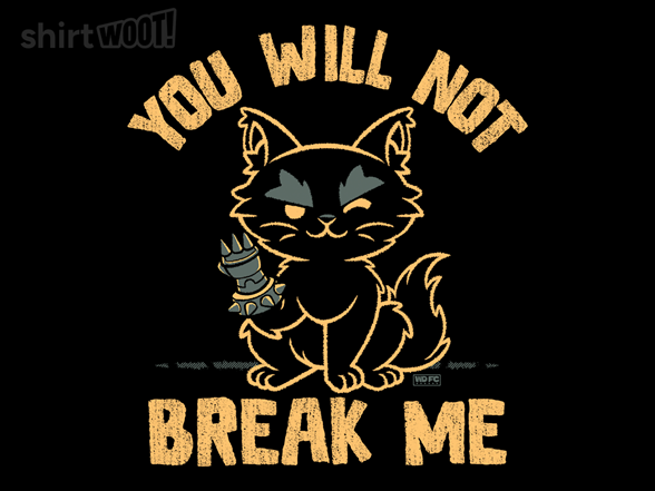 You Will Not Break Me
