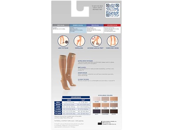 Truform Sheer Compression Stockings X-Large 1 Pair