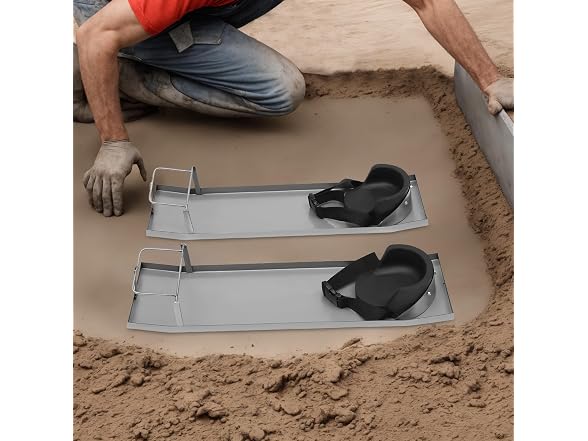 Concrete Knee Boards Stainless Steel, 30'' x 8''