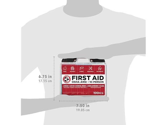 Be Smart Get Prepared OSHA ANSI First Aid Kit 10