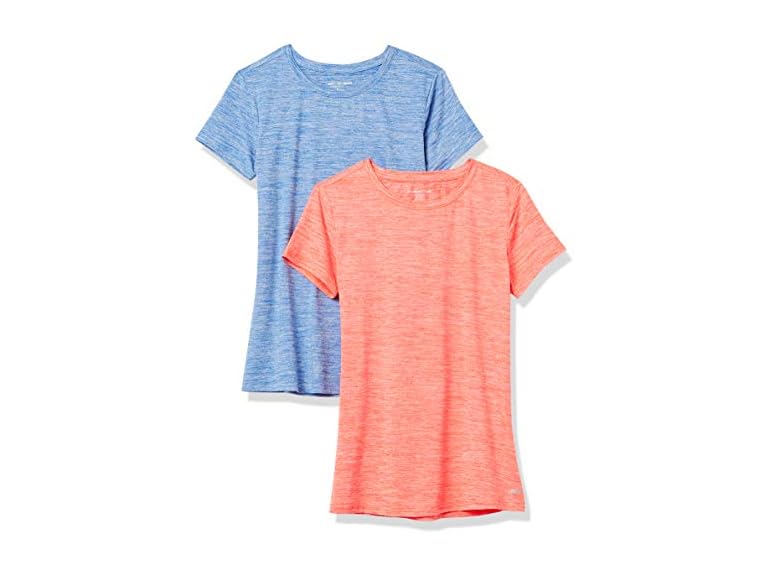 Coral Orange Space Dye/Light Blue Space Dye