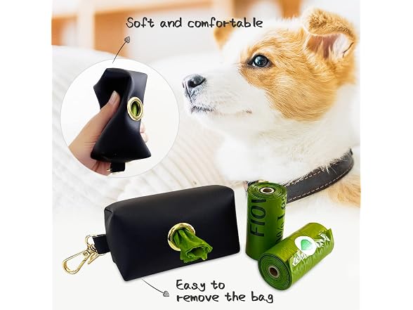 Kitiimeow Dog Poop Bag Dispenser,Super Soft