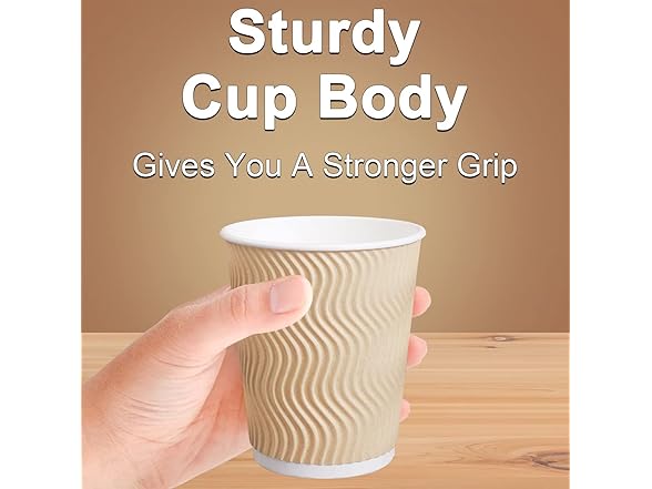 Luckypack Hot Paper Cups 12 oz