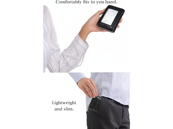 Shoebill Zippered Leather Wallet