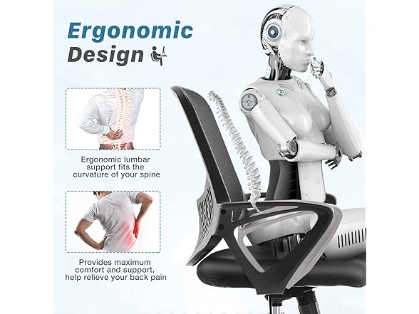 AFO Home Office Chair, Black