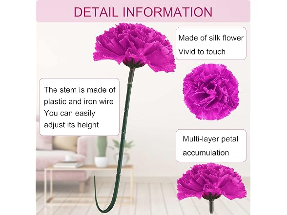 Syhood 50 Pcs Artificial Marigold