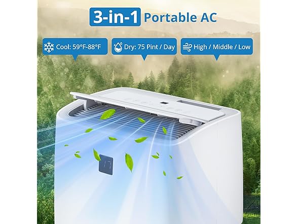 PioneerWorks 14000 BTU Portable Air Conditioner