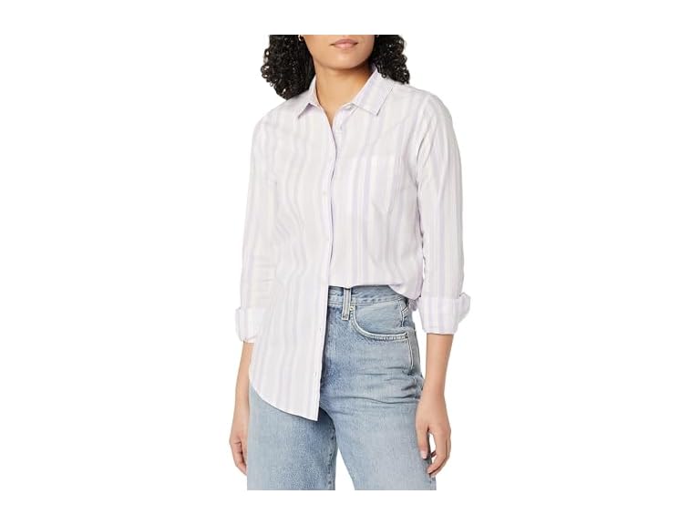 Amazon Essentials Women Classic-fit Poplin Shirt - Gallery 9
