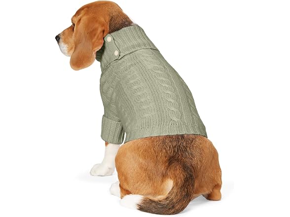 Cashmere Pet Sweater with Sleeves for Dogs &