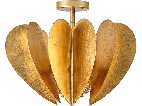 Parrot Uncle Medium Gold Flush Mount Light
