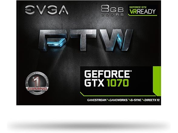 EVGA GeForce GTX 1070 FTW Graphics Card