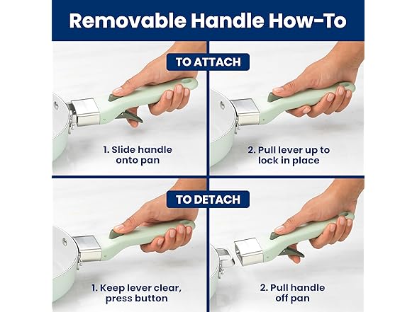 GoodCook Ceramic Cookware Set 5-Piece Sage Green