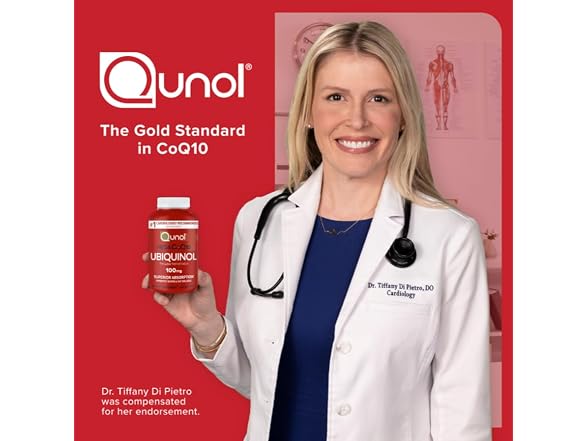 Qunol Mega Ubiquinol CoQ10 100mg 240 Softgels