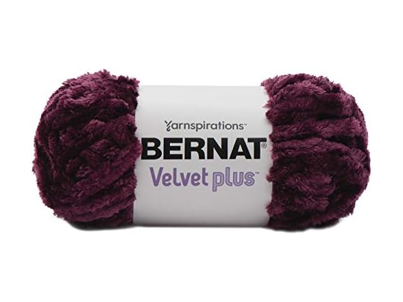 Bernat Yarn Velvet Plus Burgundy Plum