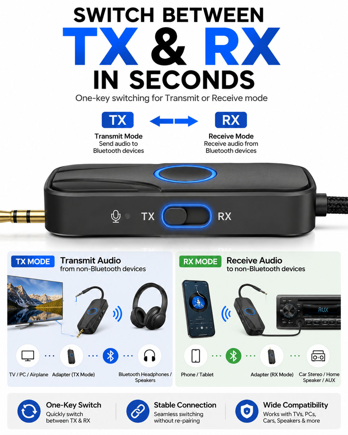 Bluetooth 6.0 Transmitter  Receiver - Gallery 7