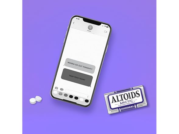ALTOIDS Arctic Peppermint Breath Mints (Pack of 8)