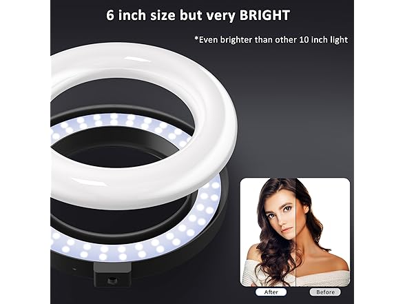 Overhead Phone Stand with Ring Light