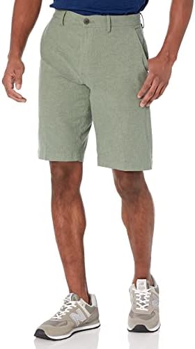 Amazon Essentials Men's Slim-Fit 11" Lightweight Comfort Stretch Oxford Short (Previously Goodthreads), Olive, 36