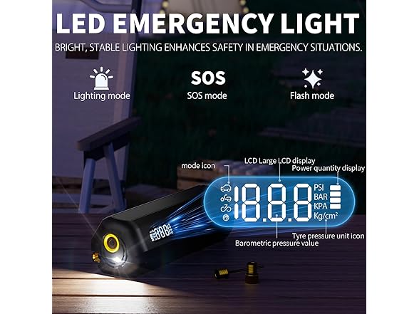 BELO VALE 150PSI Tire Inflator