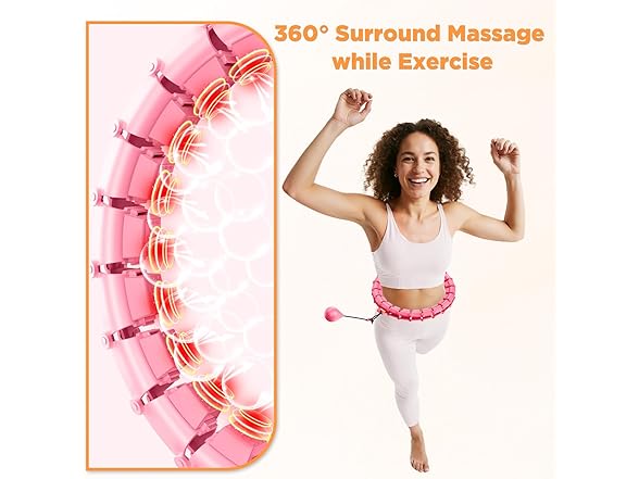 RJOP Weighted Hoop Fitness Circle