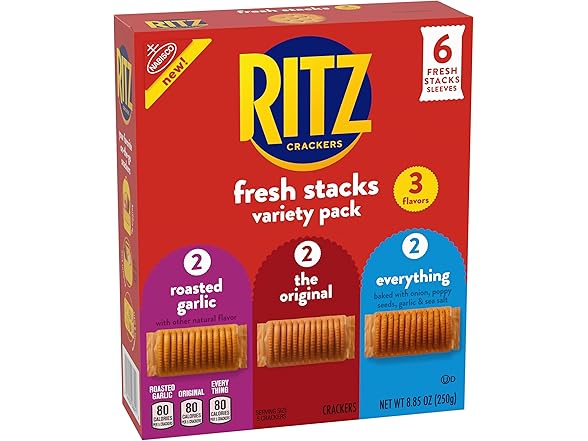 RITZ Fresh Stacks Variety Pack