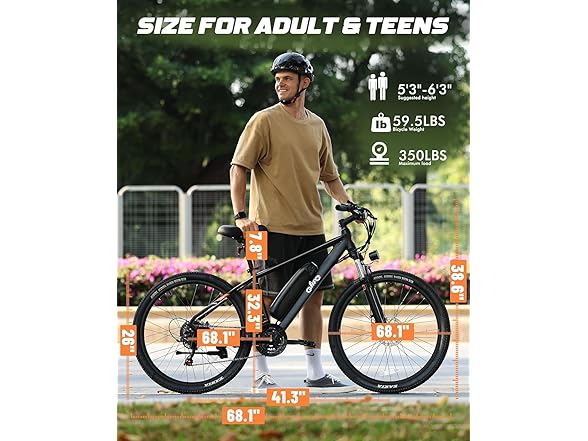 Qlife Racer Electric Bike (Black) - Gallery 12