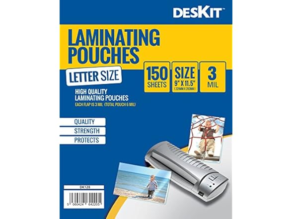 Deskit Hot Thermal Laminating Pouches