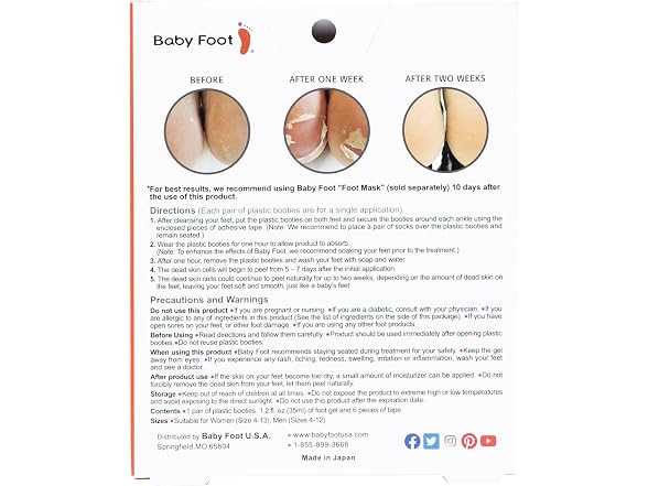 Baby Foot Original Exfoliation Foot Peel