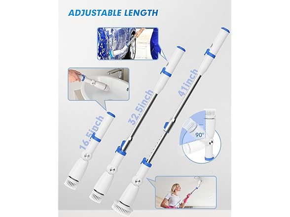 Cordless Electric Spin Scrubber