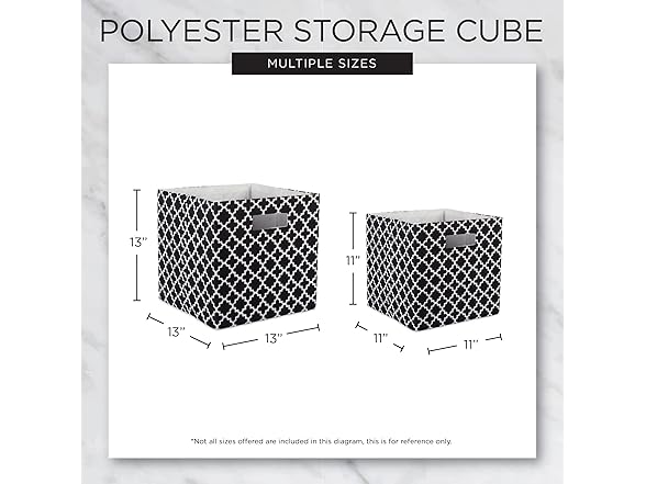 DII Polyester Cube Storage Collection 