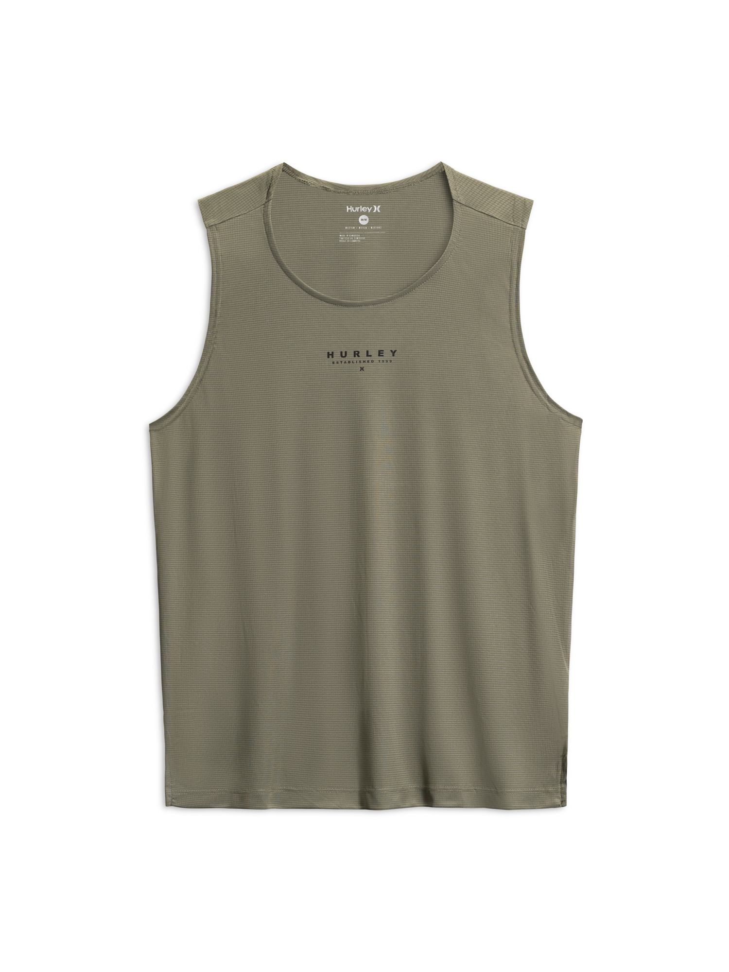 Hurley Men's Stray Texture Tank Tee - Gallery 12