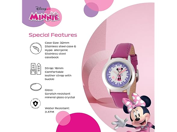Disney Kids' Minnie Mouse Watch
