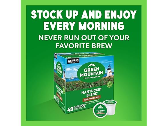 48CT Green Mountain Coffee Roasters Nantucket Blend