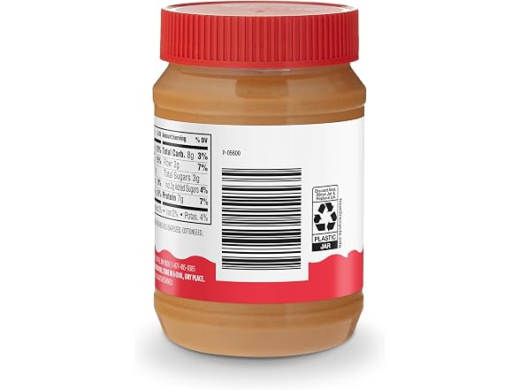Amazon Grocery, Creamy Peanut Butter, No Stir