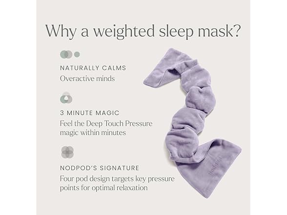 Nodpod Gentle Pressure Sleep Mask Wisteria